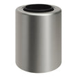 Metalen E27-fitting voor wand of plafond — Satijn titanium
