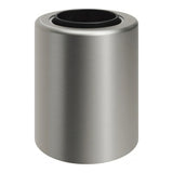 Metalen E27-fitting voor wand of plafond — Satijn titanium