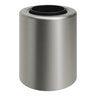 Metalen E27-fitting voor wand of plafond — Satijn titanium