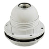 E27-fitting voor lampenkap, dubbele ring, thermoplast of bakeliet — Bakélite blanche