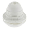 E27-fitting voor lampenkap, dubbele ring, thermoplast of bakeliet — Thermoplastique blanc