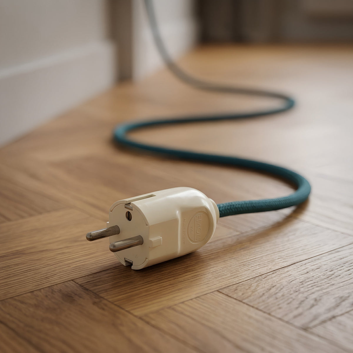 Rechte Schuko-stekker voor armatuur