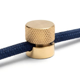 Metalen wandkabelhouder voor strijkijzersnoer — Messing