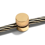 Metalen wandkabelhouder voor strijkijzersnoer — Messing