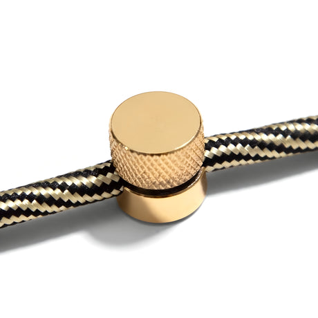 Metalen wandkabelhouder voor strijkijzersnoer — Messing