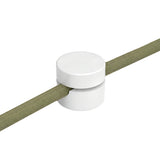 Universele wandkabelhouder voor strijkijzersnoer — Wit