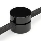 Universele wandkabelhouder voor strijkijzersnoer — Zwart