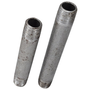 Destockage - buis 1/2'' - keuze 2 - 15x21mm zwart staal - schroefdraad