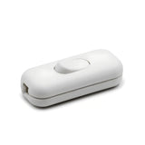 Tweepolige tuimelschakelaar voor lampsnoer — Wit