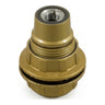 E14-fitting van bakeliet met dubbele ring — Goud