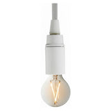 E14-fitting van bakeliet — Wit