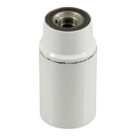E14-fitting van bakeliet — Wit