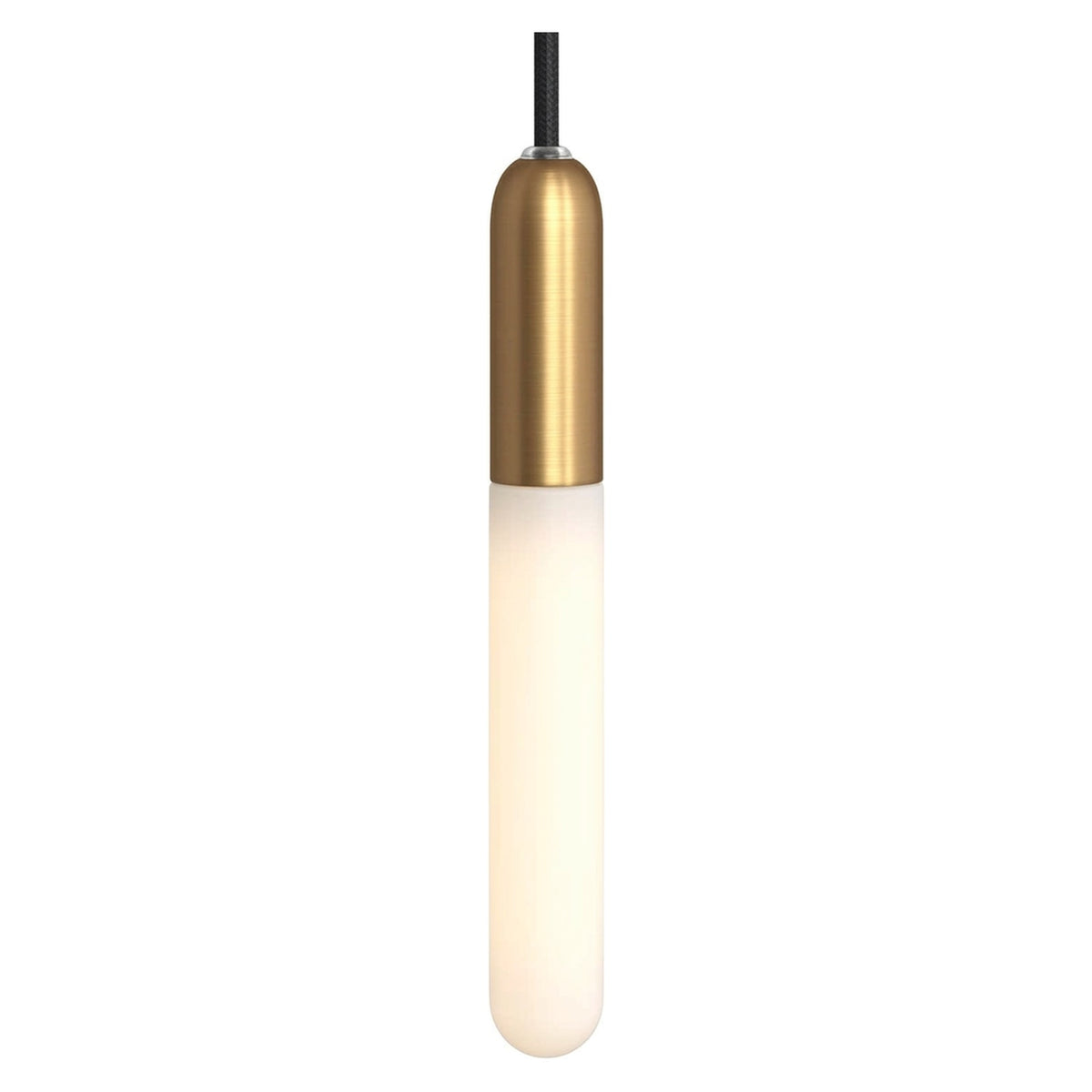 Compacte metalen E14-fitting — Satijn brons