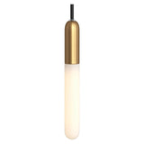 Compacte metalen E14-fitting — Satijn brons