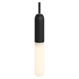 Compacte metalen E14-fitting — Zwart