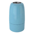E14-fitting van porselein — Azuurblauw