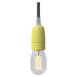 E14-fitting van porselein — Geel
