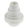 E14-fitting van thermoplast met dubbele ring — Wit