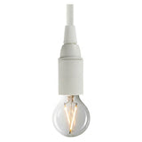 E14-fitting van thermoplast — Wit