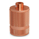 E27-fitting van gekarteld aluminium met dubbele ring — Koper