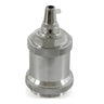Vintage E27-fitting van aluminium — Chroom