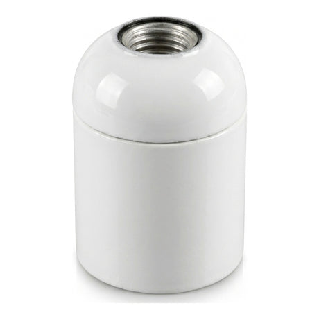 E27-fitting van bakeliet — Wit