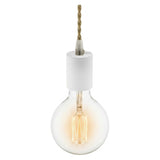 Houten E27-fitting — Wit