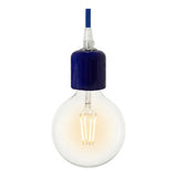 E27-fitting van keramiek — Blauw