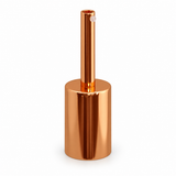 Set met cilindrische metalen E27 lamphouder — trekontlasting van 7 cm — koperafwerking — aanzicht 1