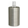 Cilindrische E27-fitting van metaal — Conisch kunststof / Satijn titanium