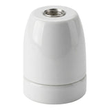 E27-fitting van porselein — Wit