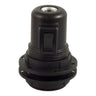 E27-fitting van thermoplast met dubbele ring en schakelaar — Zwart