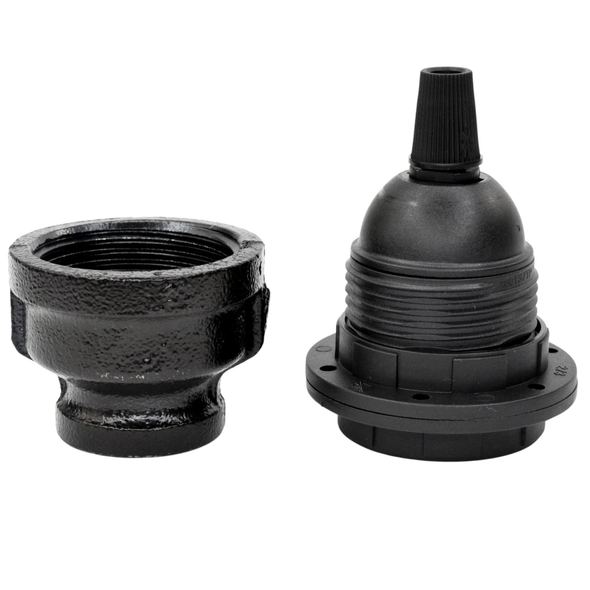 [DIY] Kit E27-Fitting Thermoplast op Deco-koppeling – zwarte lak
