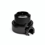 Porseleinen wandstopcontact met sokkel (set) — Frans 2P+T 16 A / Zwart / 1 uitgang