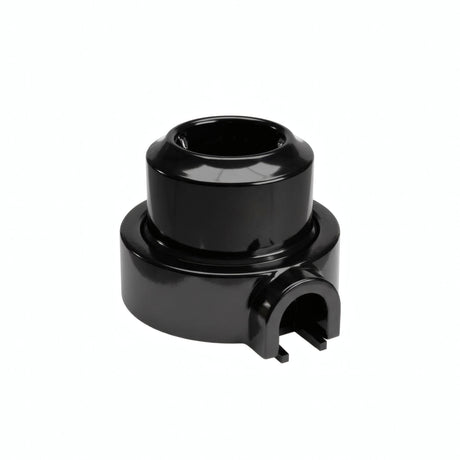 Porseleinen wandstopcontact met sokkel (set) — Schuko 2P+T 16 A / Zwart / 1 uitgang