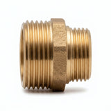 Verloopnippel van messing - productfoto op witte achtergrond 2