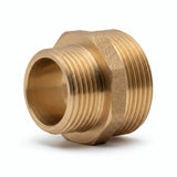Verloopnippel van messing - productfoto op witte achtergrond 3