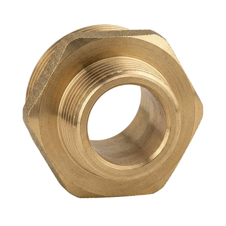 Nippel reductie man-man van messing CW617N BSP - bovenaanzicht