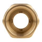 Mof reductie vrouw-vrouw in messing CW617N BSP - vooraanzicht