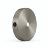 Cilindrische mini-plafondkap van metaal met schakelaar, Ø 83 mm — Satijn titanium