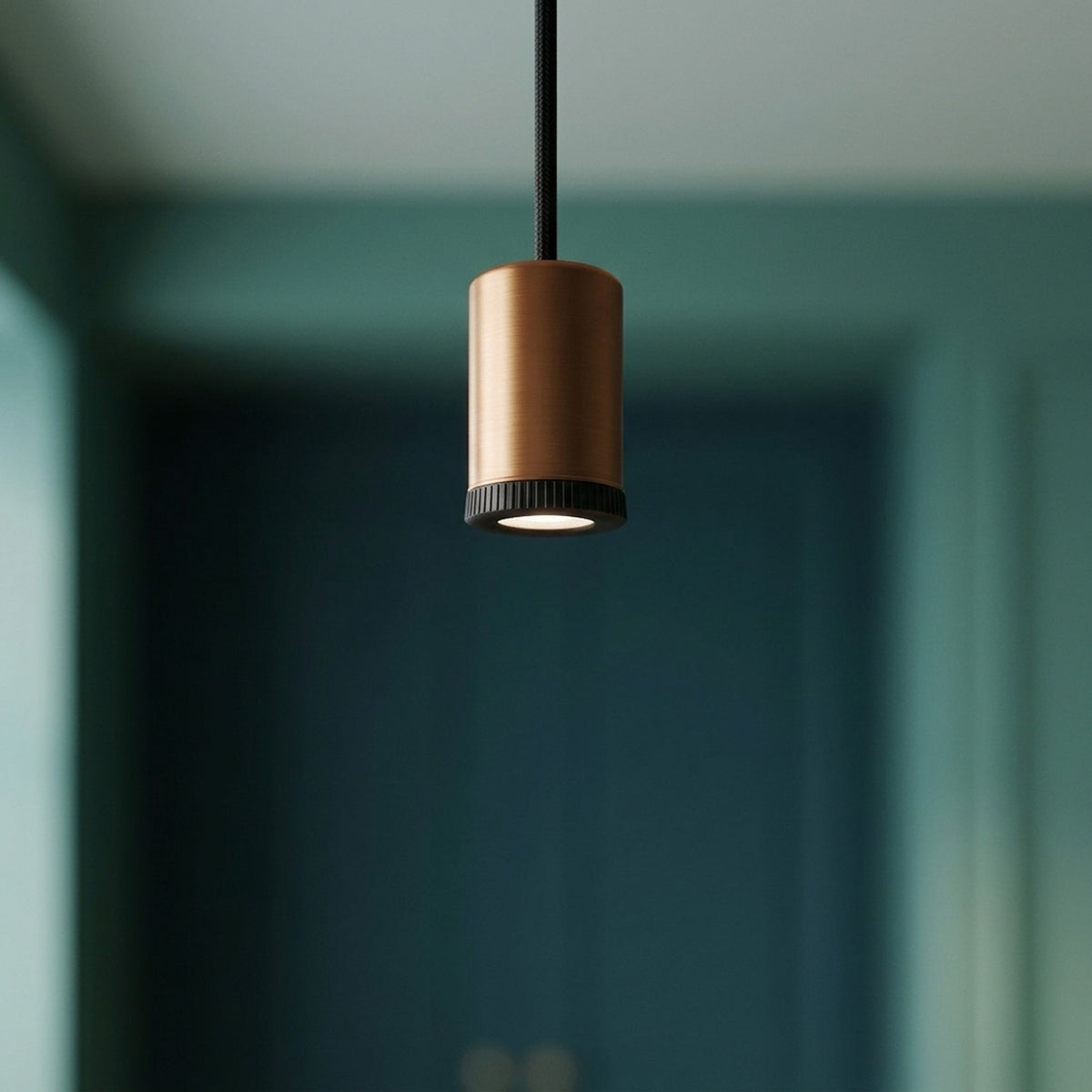 Mini LED-spot van metaal Mini GU10 — Satijn koper