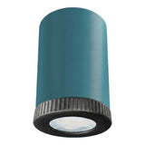 Mini LED-spot van metaal Mini GU10 — Petrolblauw