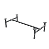 Onderstel voor salontafel, H-frame, gietijzer en staal Ø 42 mm, 136 × 71 cm, hoogte 34 cm