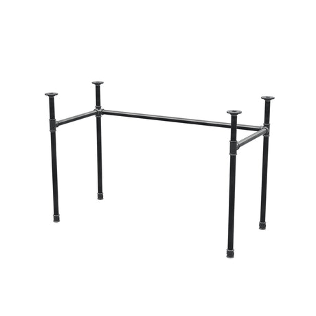 Onderstel voor bureau, U-frame, gietijzer en staal Ø 27 mm, 111 × 51 cm, hoogte 71 cm