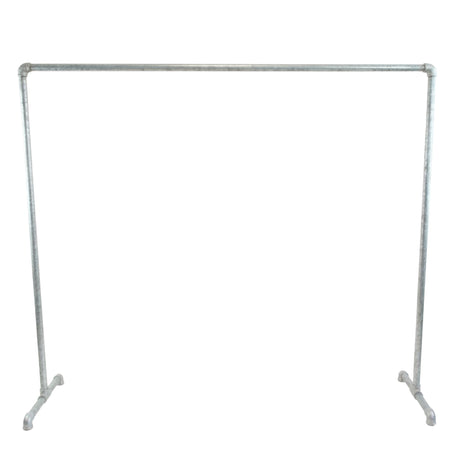 Eenvoudig kledingrek voor kleding, gegalvaniseerd, atelierstijl - overzicht