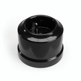 Porseleinen wandstopcontact — Frans 2P+T 16 A / Zwart