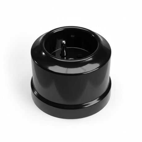 Porseleinen wandstopcontact — Frans 2P+T 16 A / Zwart