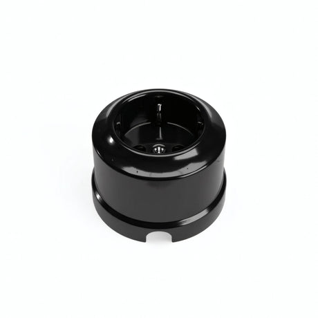 Porseleinen wandstopcontact — Schuko 2P+T 16 A / Zwart