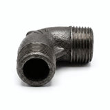 Raccord coude fonte noire 90° Mal/Mal - photo produit fond blanc 7