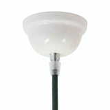 Plafondkap van geglazuurd keramiek — Ø 75 mm / Wit